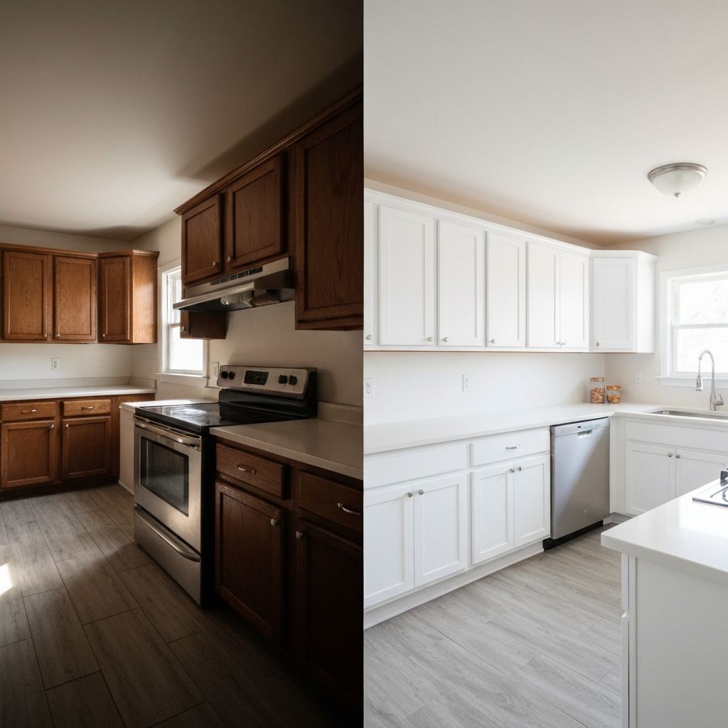 Client before and after Korean facial treatment showing reduced dark spots